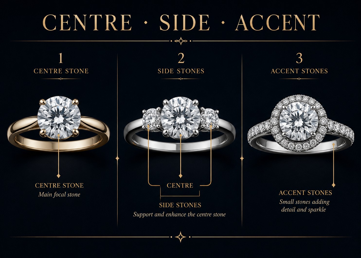 What Are Diamond Accents in Jewellery?