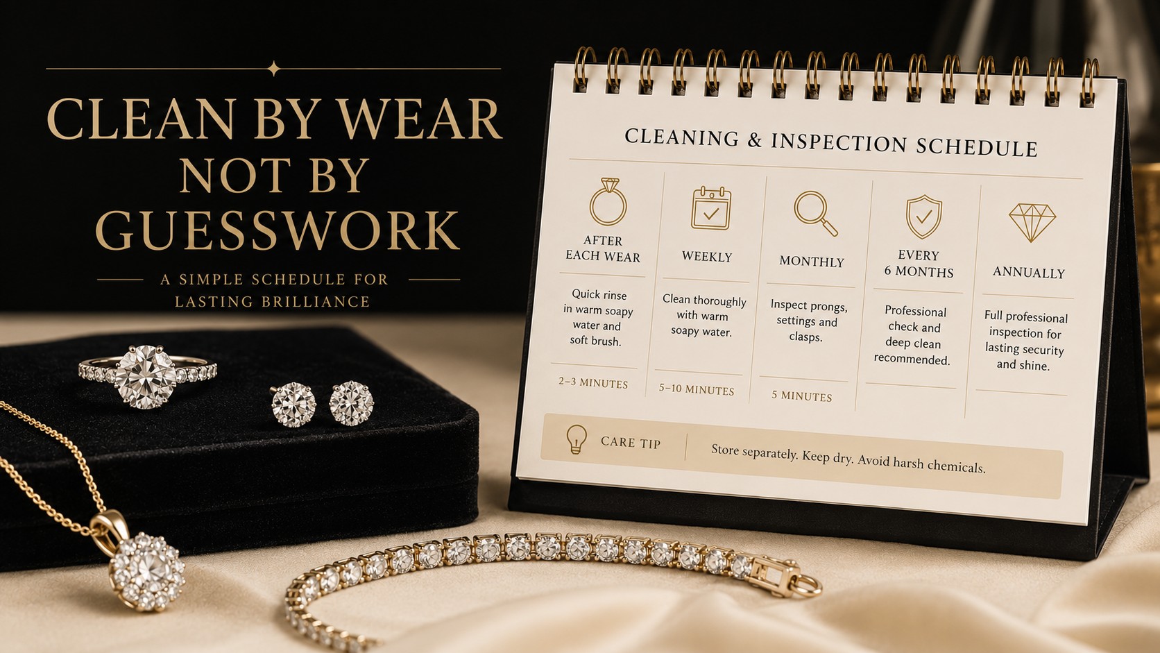 How Often Should Diamond Jewellery Be Cleaned?