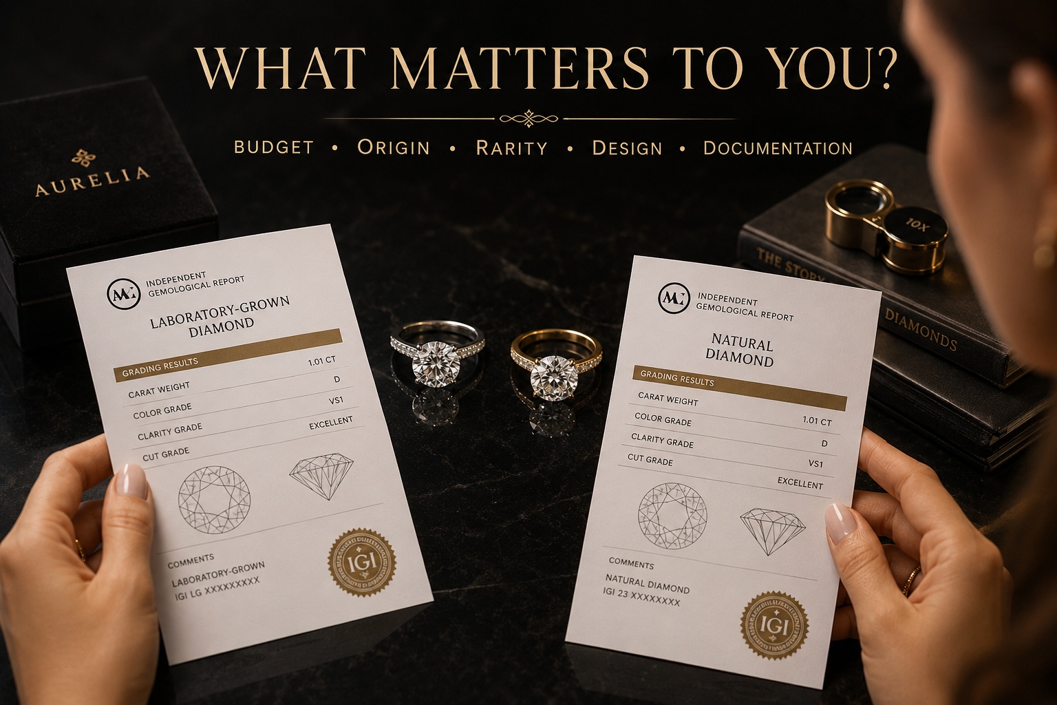 Explore Aurelia Royale Aurelia Royale lab-grown diamond jewellery collection