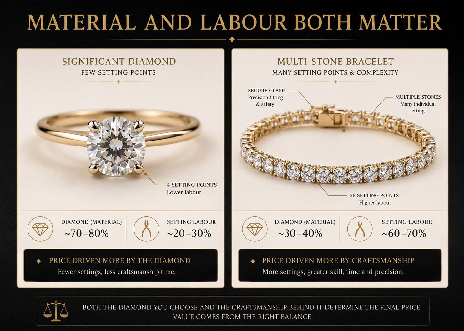 Why Similar-Looking Jewellery Can Have Different Prices Why similar jewellery has different prices specification comparison example
